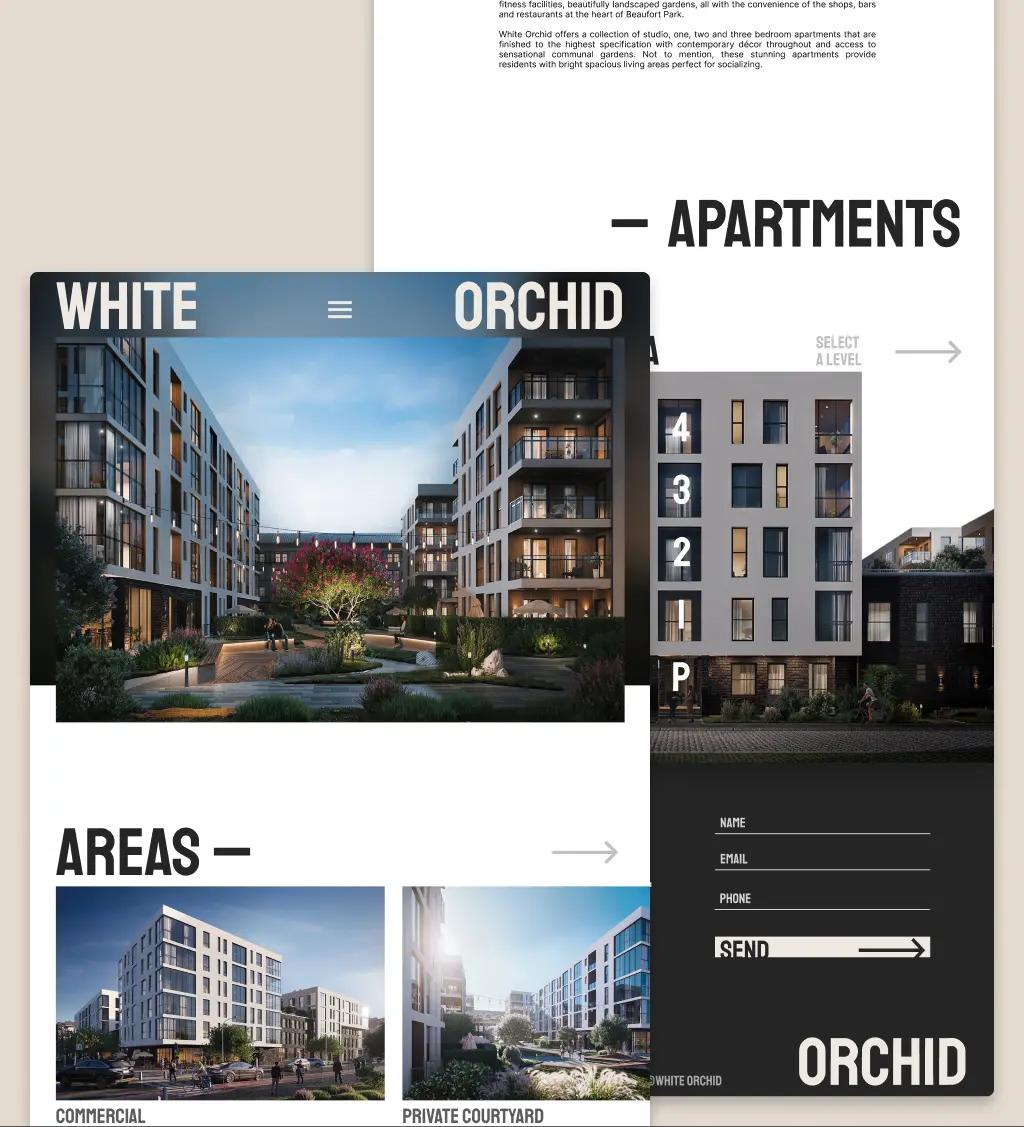 white orchid website
